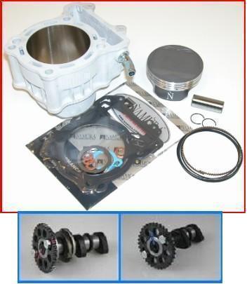 Suzuki drz400 434 hotcams stg 2 cams & big bore cylinder piston gasket kit combo