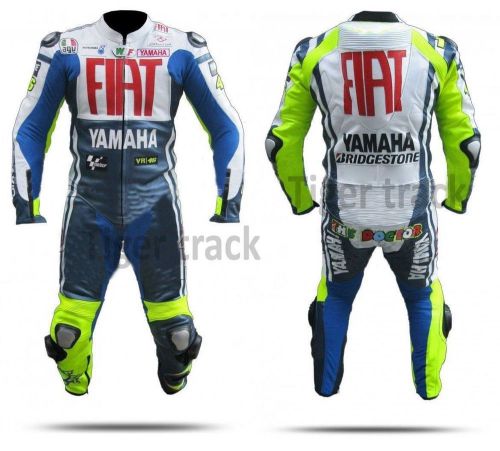 Yamaha men motorcycle leather suit motorbike racing suit jacket pant ce-armor