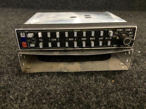 Bendix king kma 24 marker beacon receiver w/ tray &amp; mods core  p/n 066-1055-03