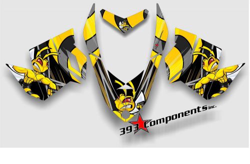 Ski doo rev xp snowmobile sled graphics decal kit killer bee wasp econo