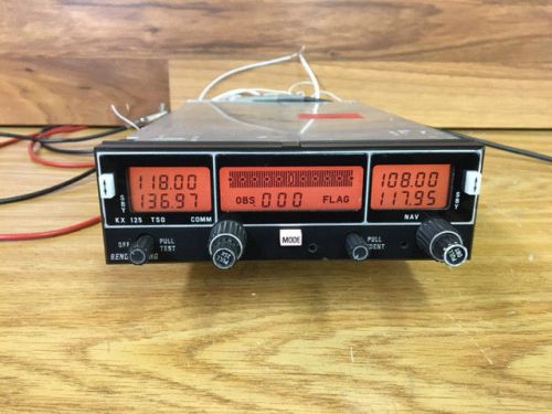 Bendix/king kx 125 nav/com with built in vor indicator