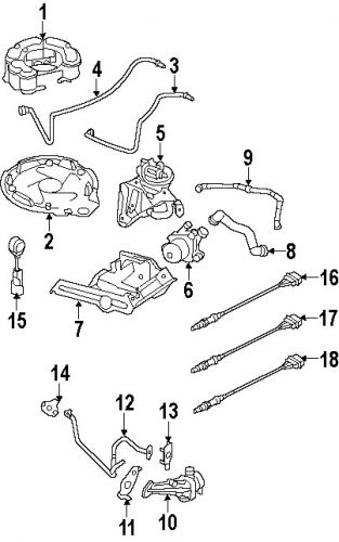 Volkswagen\audi 1k0998262n genuine oem oxygen sensor
