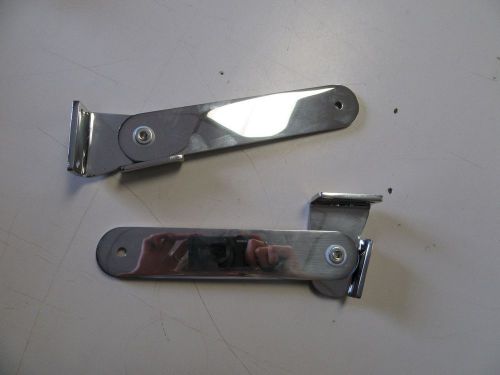 Ranger 9018143 pair rear armrest bracket 9 1/4" x 2" stainless steel marine boat