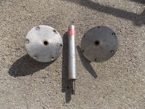 (2) 3/4&#034; kingpin 8&#034; pedestal seat bases w/ 1 pedestal (13&#034;)