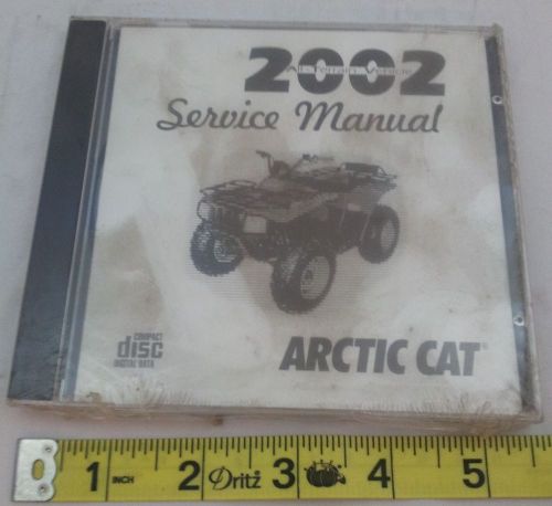New 02 arctic cat service manual cd atv catalog dealer factory repair quad