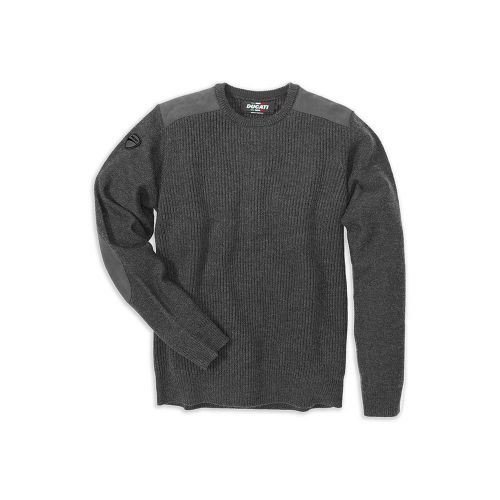 New ducati metropolitan aw13 pullover grey mens size medium