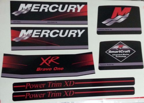 Mercruiser the new 2016 bravo one xr   decals w/red rams sticker set