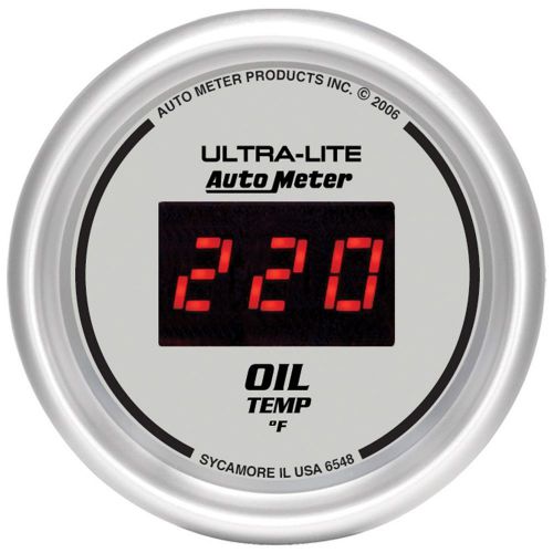 Autometer 6548 ultra-lite digital oil temperature gauge