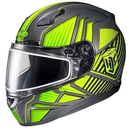 Hjc cl-17 redline hi vis full face motorcycle/snowmobile helmet- l- 2xl-closeout