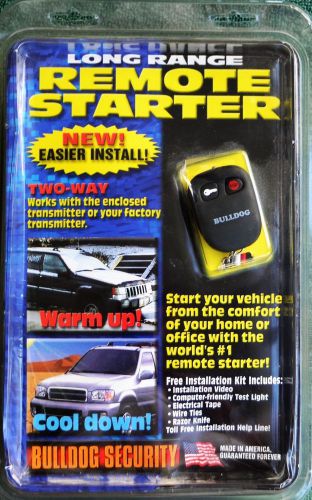 Bulldog security long range remote starter model rs82i