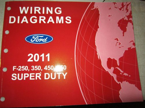 2011 ford f250 f350 f450 f550 s duty trucks factory wiring diagrams manual