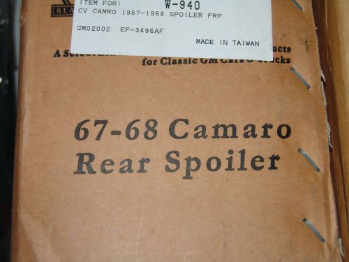 67-68 camaro rear spoiler classic headquarters w-940