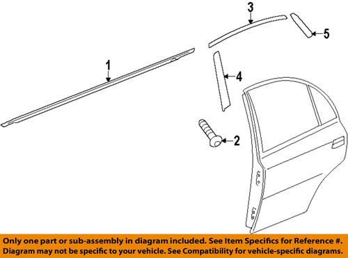 Hyundai oem 863931r000 exterior-rear-tape