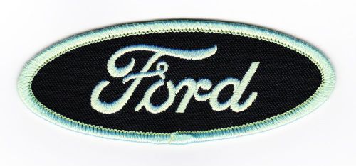 Black lime green ford sew/iron on patch emblem badge embroidered car
