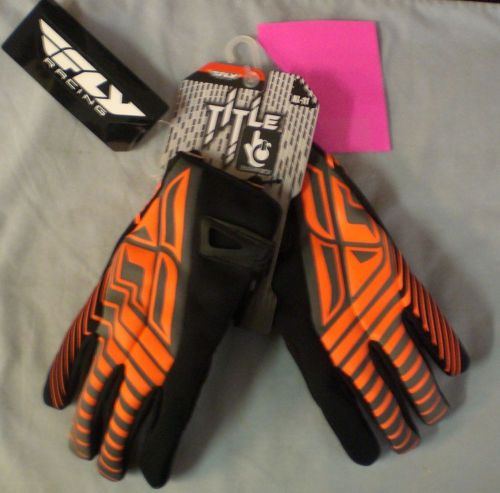 Fly racing title gloves 2xl-12 orange pn# 368-04712