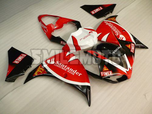 Fairing red black white injection plastic fit for yamaha 2009-2011 yzf r1 h05