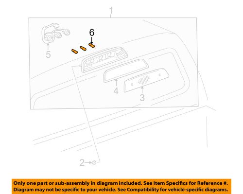 Toyota oem-side marker light bulb 0023400192