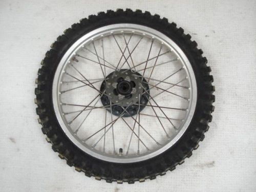 Honda cr 80 &#034;1982&#034; stock, front wheel &amp; dunlop tire - 17&#034; !