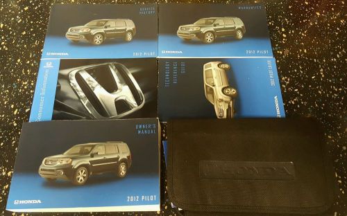 Oem honda pilot lx/ex 2012 owners manual with the case