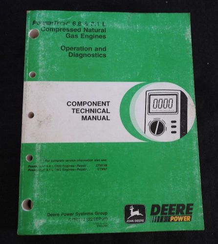 2000 john deere 9650 9750 sts combine 6.8 8.1l gas engine operation diag manual