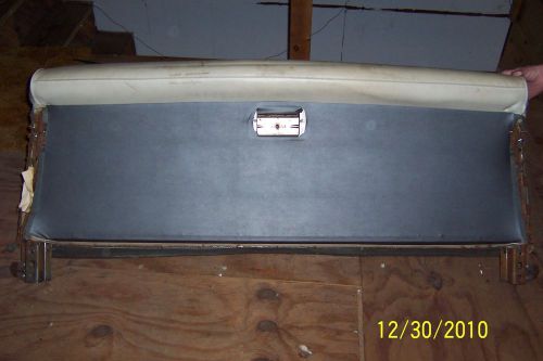 1958 buick (oem) front interior seat back with leather coverings (30% off)