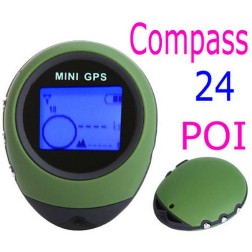 Pg03 mini gps rx navigation tracker handheld location finder tracking green