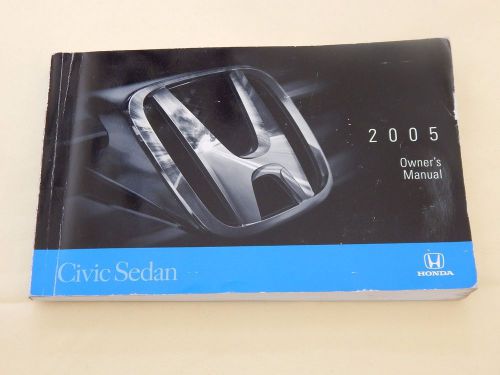 2005 honda civic sedan owners manual