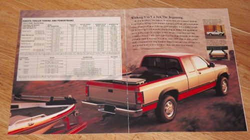 1995 dodge dakota original dealership sales brochure