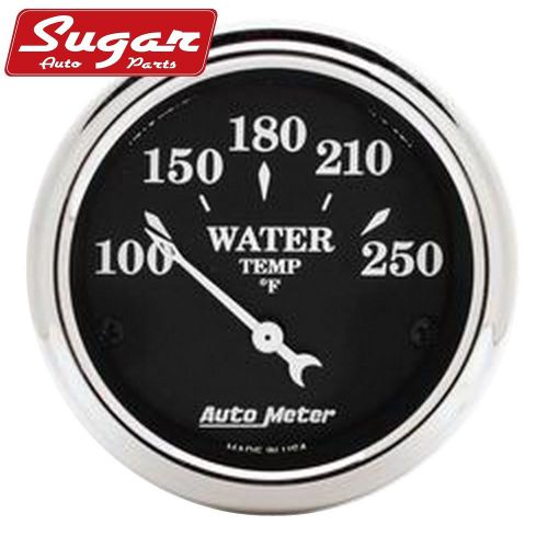 Autometer 1737 old tyme black water temperature gauge
