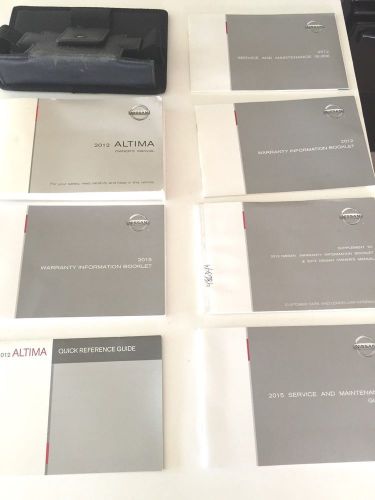 2012 nissan altima owners manual