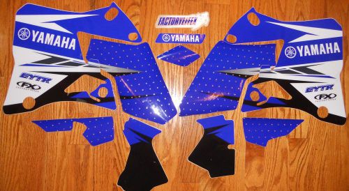 Factory effex yamaha yz125 yz250 evo graphics kit yz 125 yz 250 (96-01) bikes