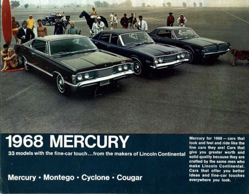 Mercury 1968 dealer brochure
