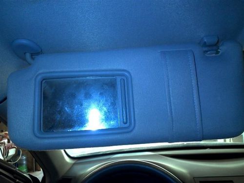 Driver left sun visor without illumination fits 07-11 camry 528679