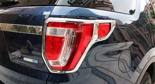 For ford explorer 2016 abs chrome rear tail light lamp covers trim 2015  new