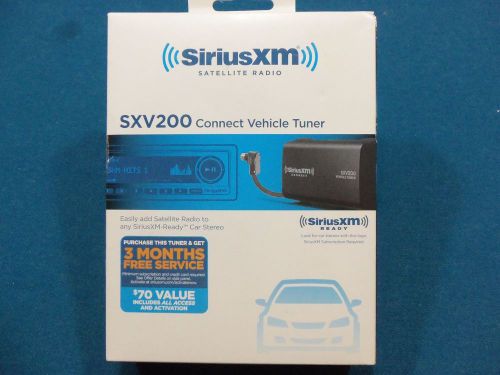 Sirius xm sxv200 satellite radio tuner~connect vehicle tuner-3 mo. free service