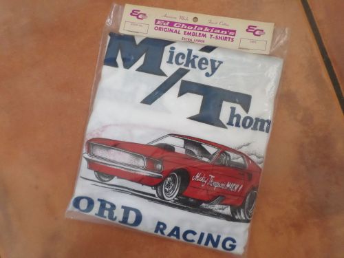Vintage mickey thompson red mach 1 mustang ford racing funnycar shirt dragster