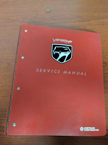 1993 dodge viper service manual