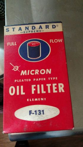 Vintage nos micron  oil filter 56 57 chevy