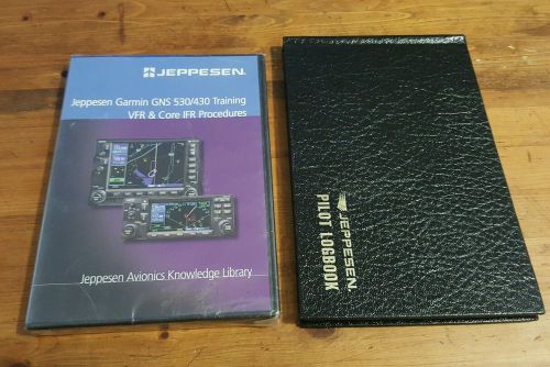 Jeppesen garmin gns 530/430 training - vfr &amp; core ifr procedures - js202400 +log