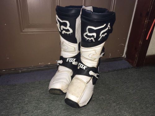 Fox men&#039;s comp 8 motocross boot white size 11