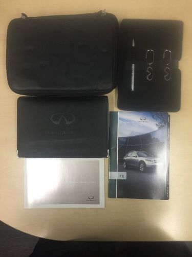 2005 infiniti fx35  owner manual owners fx 35 with factory key chains