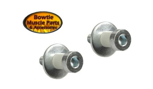 73-76 chevelle 71-76 impala 73-86 chevy truck door lock striker w pvc collar x2