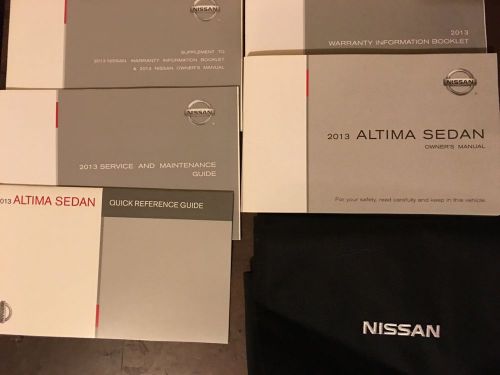 2013  nissan altima sedan owners manual -