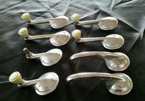 Vintage 1957 - 1962 gm door handles window cranks chevy buick oldsmobile