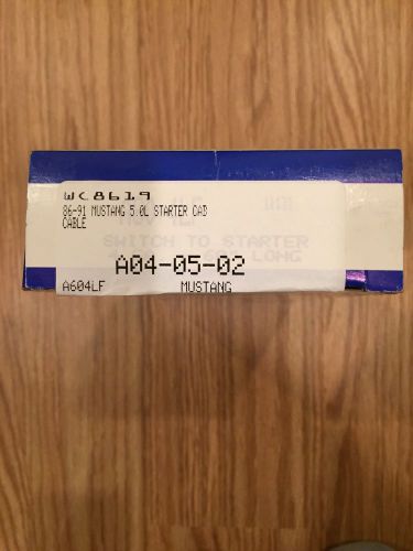 1986-91 mustang 5.0 starter cable