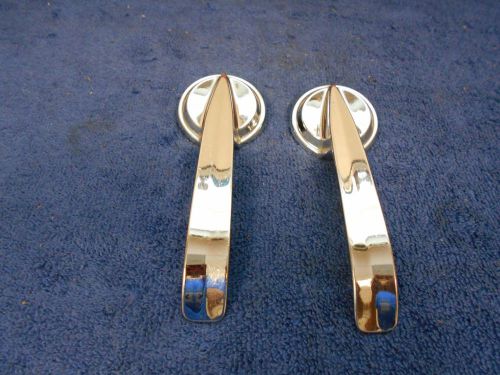 1960-63 ford falcon mercury comet interior door handles pair nos ford  816
