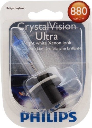 Philips 880 crystalvision ultra upgrade fog bulb, 1 pack