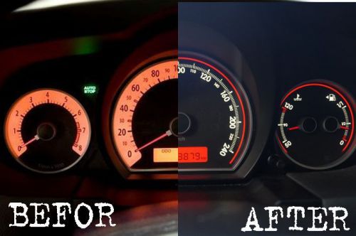 Kia ceed 2007-2012 new black face gauges minimalism style