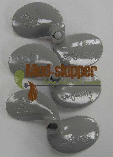Mud-skipper long tail mud motor propeller pack 8" props - 3 pack special price