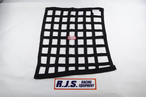 Rjs racing  27.1 black angle ribbon window net 21 x 21.5 x 21.5 x 25